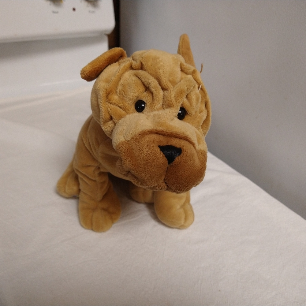 Webkinz Ganz Shar Pei Dog Plush Animal Toy 9"